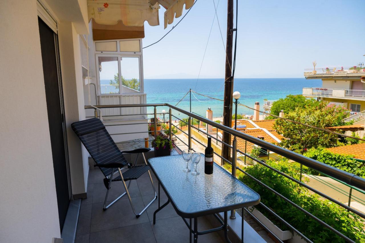 Zoe Seaview Apartment By Rentalspro - Nea Moudania Halkidiki Luaran gambar