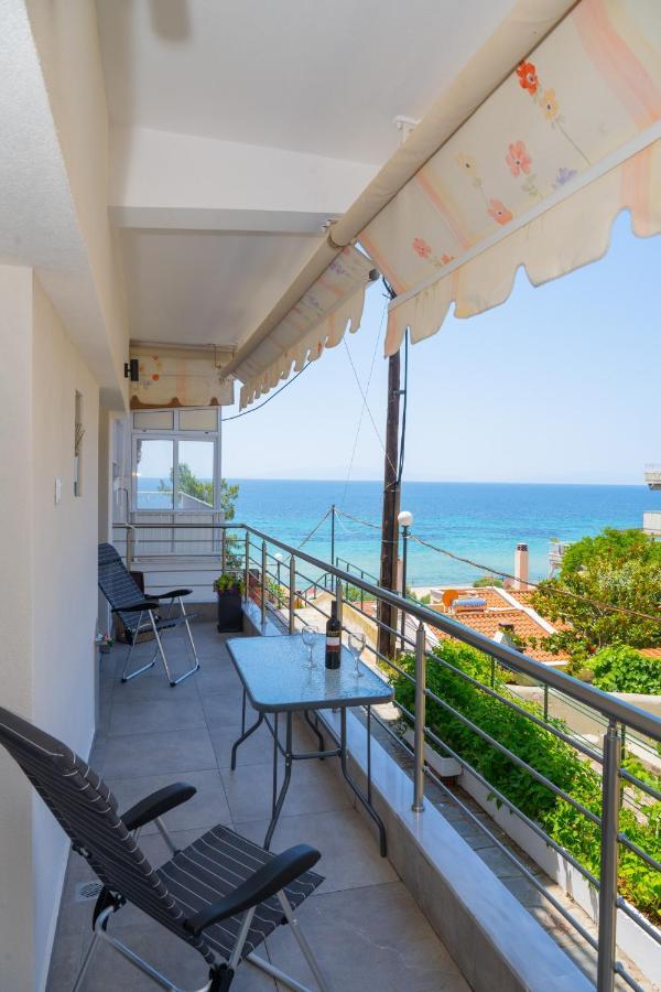 Zoe Seaview Apartment By Rentalspro - Nea Moudania Halkidiki Luaran gambar