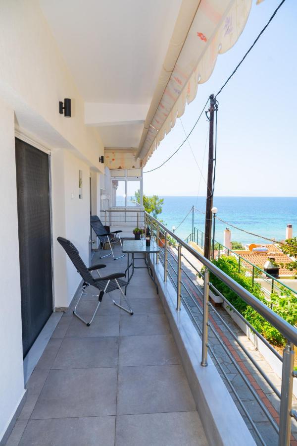 Zoe Seaview Apartment By Rentalspro - Nea Moudania Halkidiki Luaran gambar